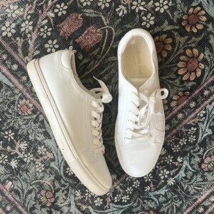 Kenneth Cole New York Women's Kam Lace-Up Leather Sneakers Size 10.5